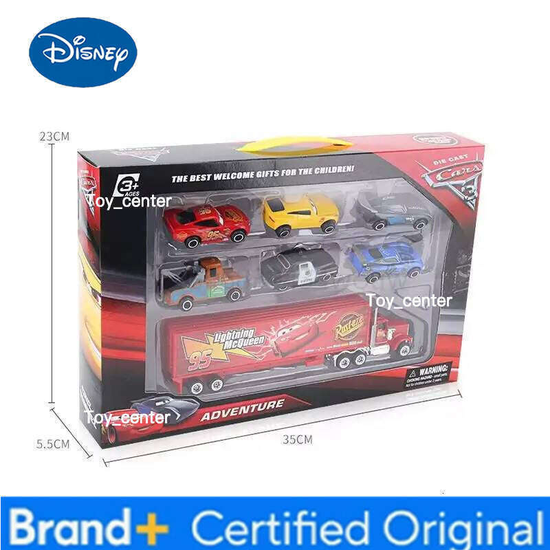 Disney Pixar Lightning Mcqueen Jackson Storm Diecast Pvc Car Model 1:55 Collectible Toy Truck Gift Box Suitable For Kids Festival Gifts H2601131