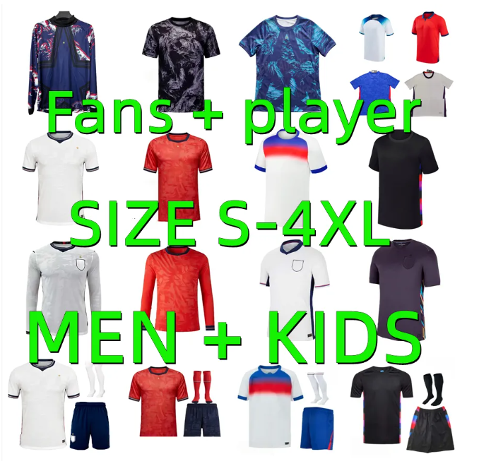 20 21 22 23 24 25 26 KANE FODEN Soccer Jerseys 2025 2026 Player version national football ENGlANDS SAKA RASHFORD Shirt SANCHO MOUNT GREALISH men kids kit football shirt