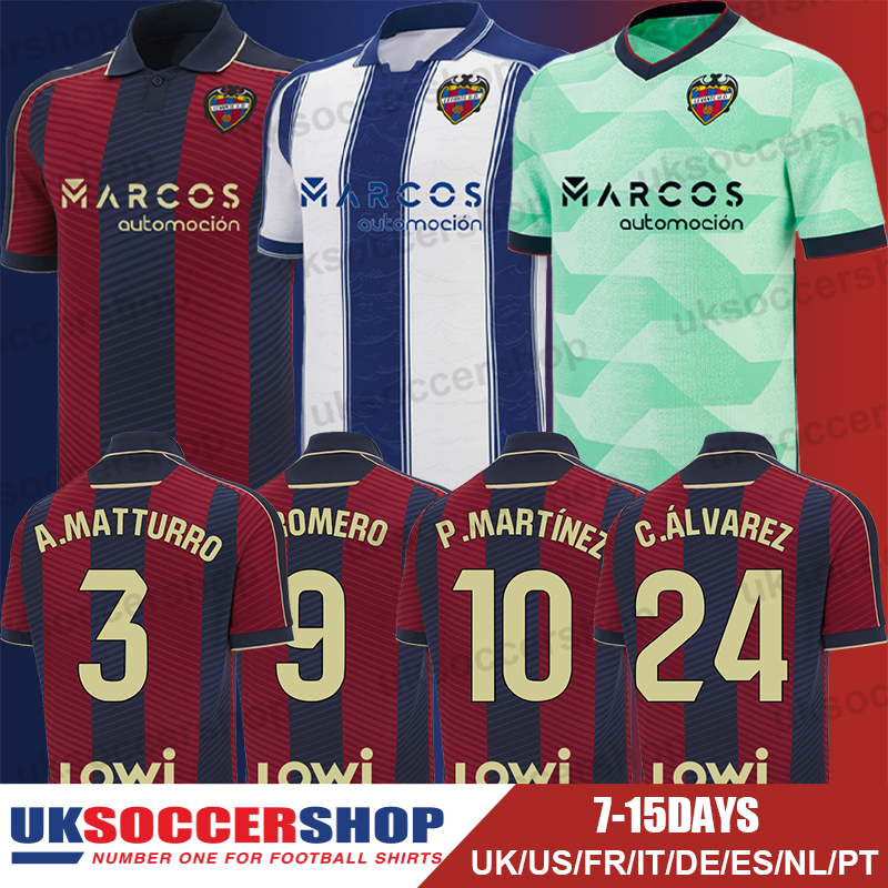 Levante Football Jerseys 25 26 Soccer Jerseys 26 27 Retro Football Shirts Tops Kits Men Kids Women Fans Player 3XL 4XL