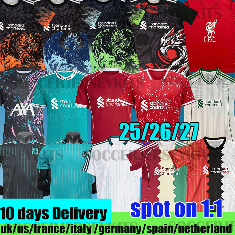 Liverpool kit 25 26 LFC WIRTZ DIOGO JOTA FRIMPONG Liverpool M.SALAH VIRGIL Liverpool soccer jerseys liverpool jersey EKITIKE Liverpool goalkeeper trainning LVP