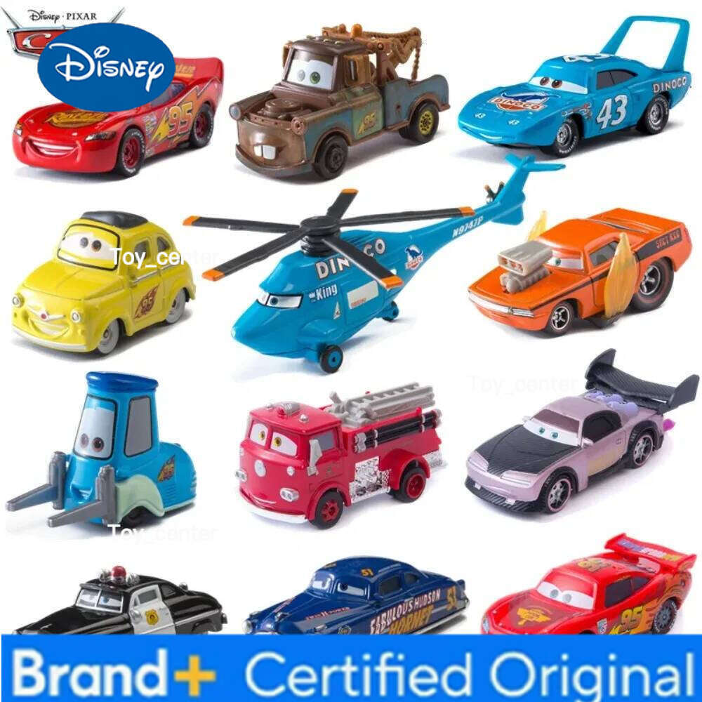 Disney Cars pee cars lightning mcqueen jackson storm king mater 1:55 metal alloy car toy model toys kids present H260113