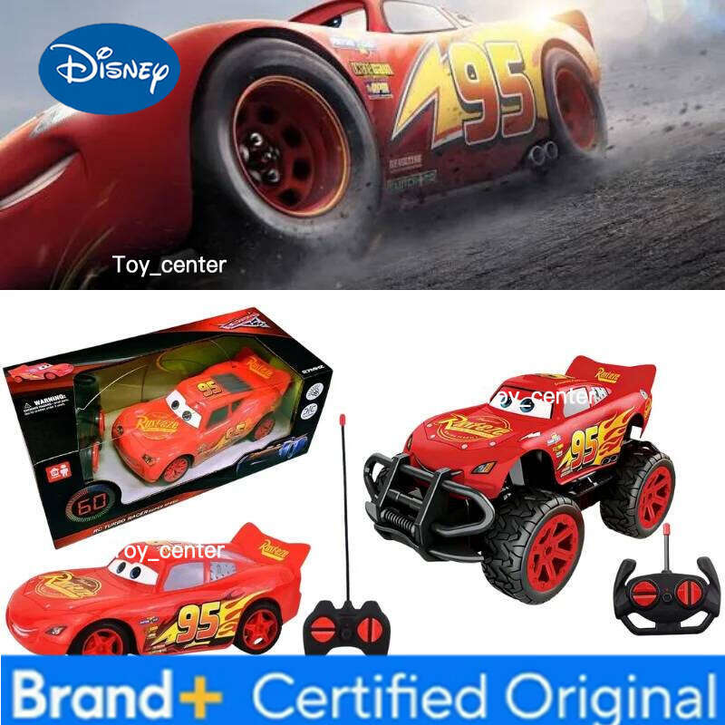 Disney 2026 NEW Pixar Cars Electric Lightning McQueen Channel 4 off-road Remote Control Car Model Boy Birthday Gift Toy H2601131