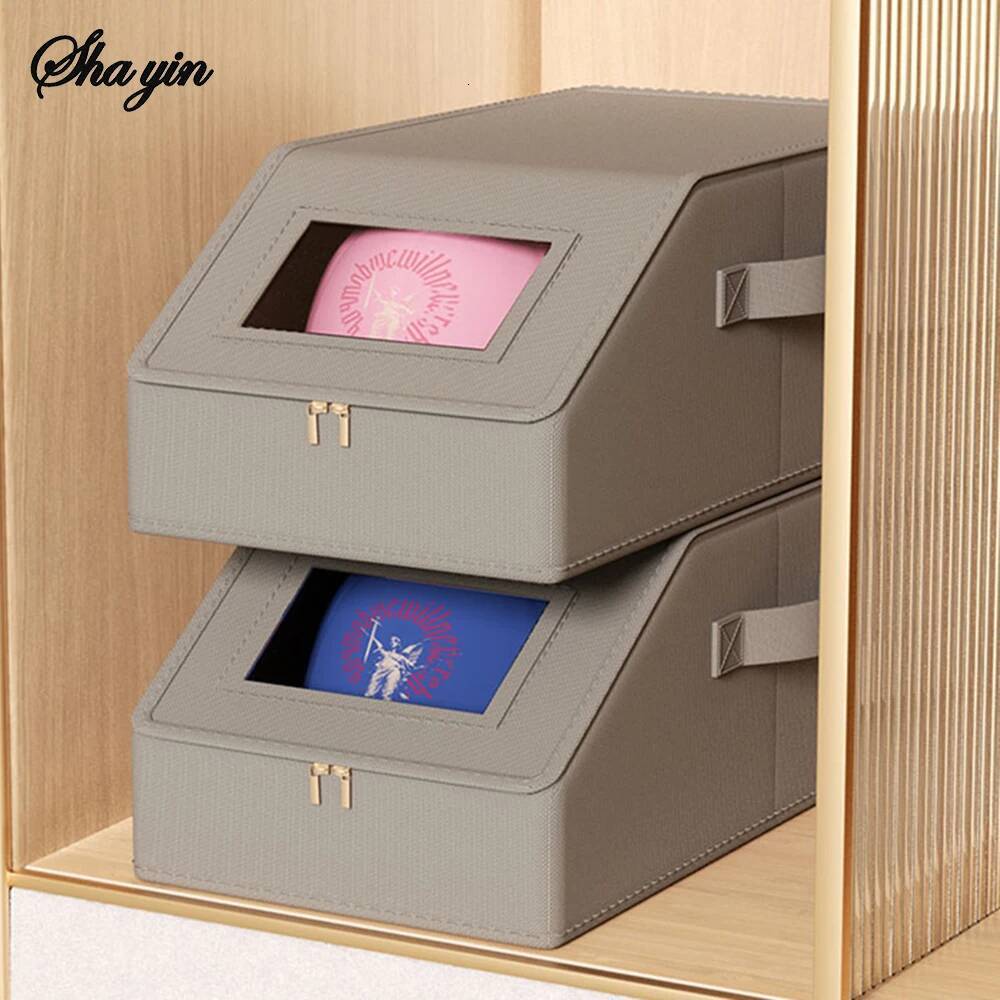 Baseball Caps Hat Organizer with Cardboard Stackable Holder Container for Closet Home Shelf Bedroom ddmydog