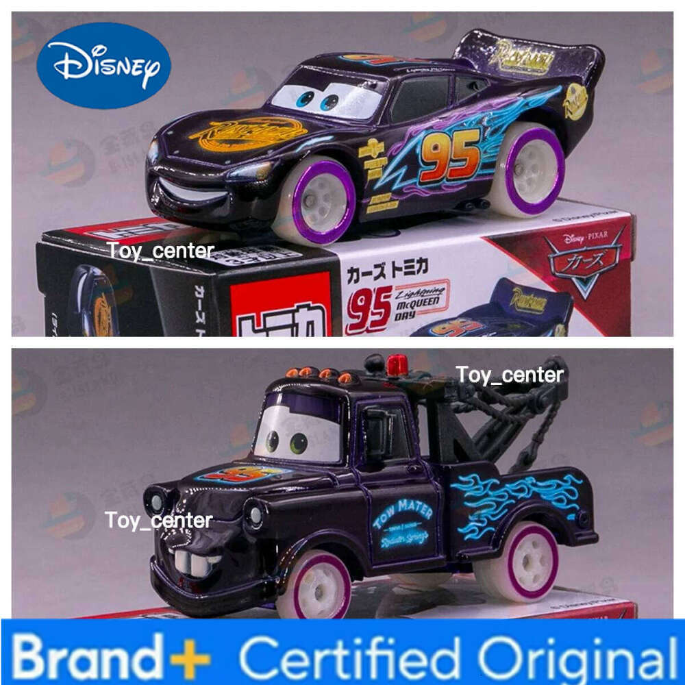 Disney Tomica Racing Total Mobilization Alloy Car 2025 Commemorative Edition 95 lightning McQueen 2024 Collectible Model Toy Vehicle H260113