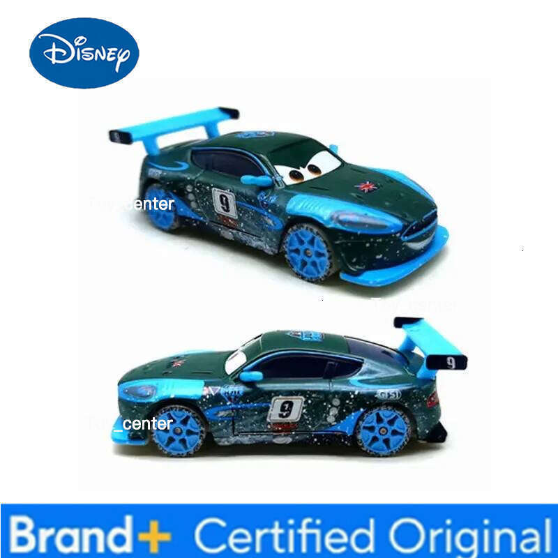 Disney 1:55 Pixar Snowflake Edition Longge rally Holley alloy die-casting Cars Model kids toys christmas gift H260113