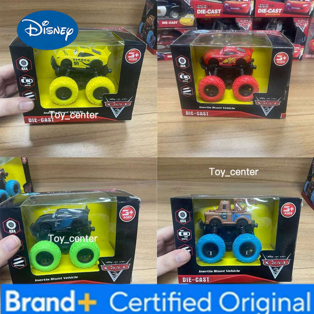 Disney HOT Pixar Cars Story 3 Lightning Mcqueen Return Jackson Storm Mater Inertial Force Car Model Toy Kids Xmas Gift H260113