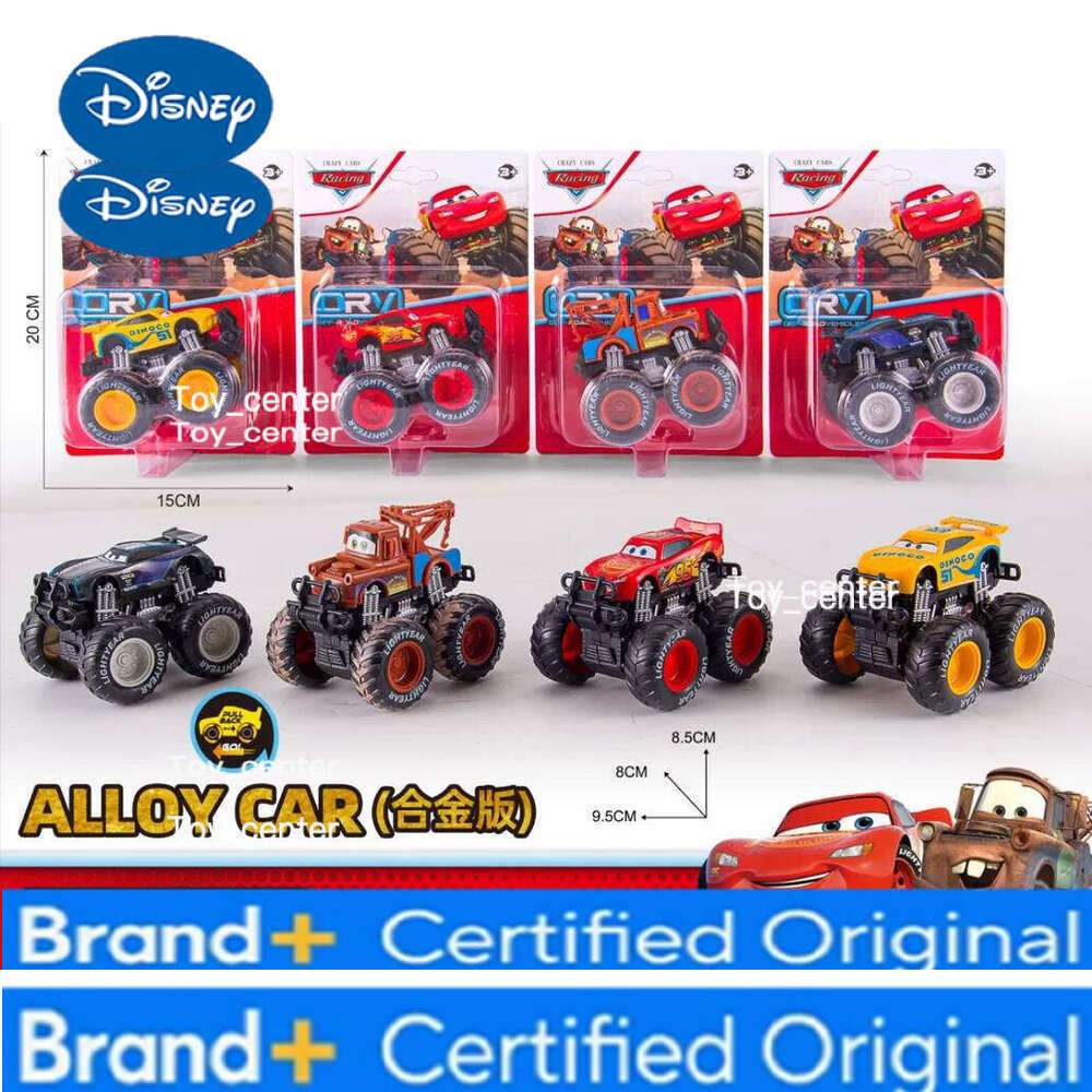 Disney Hot Pixar Off-Road Vehicle Pullback Toy Set Alloy Plastic Lightning Mcqueen Model Cars Play Vehicles Kids Gift H260113