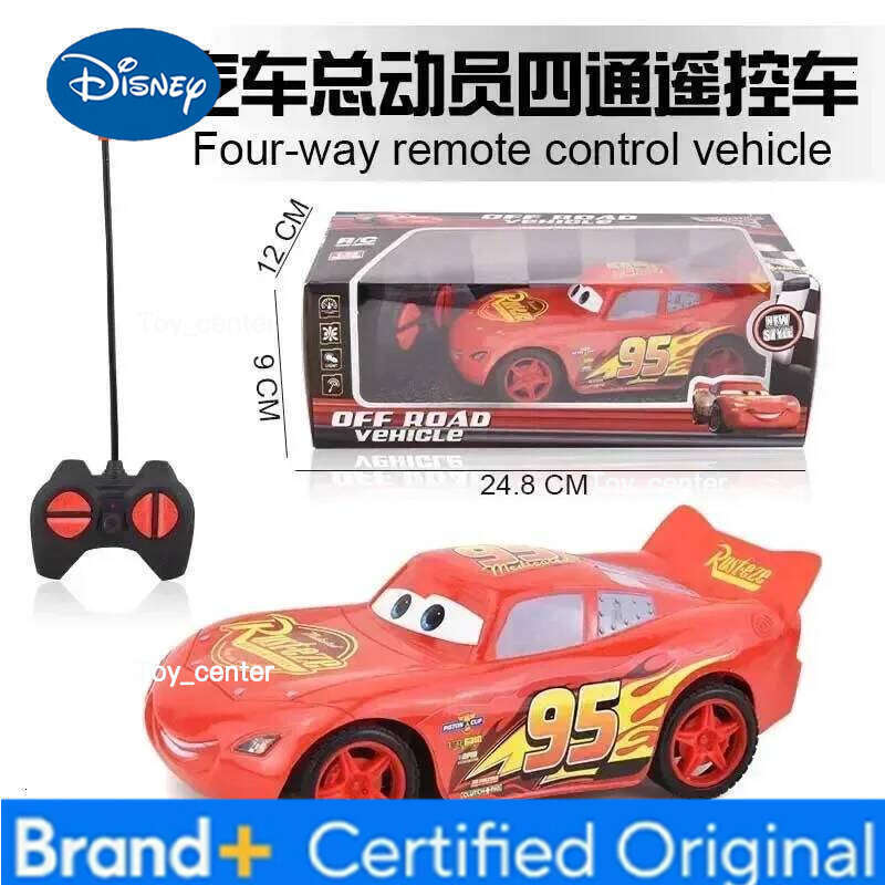 Disney New Pixar Cars 3 Electric Lightning Mcqueen Four Channel Cross-country Remote Control Car Model Toy For Children Gift H260113