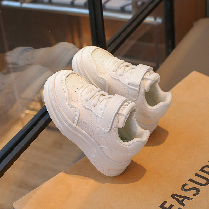 zapatillas Girl shoe spring Autumn Boy White Shoe Casual Running kid Shoe Anti Slip Soft Sole Sneaker kid tenis Size 26 - 37