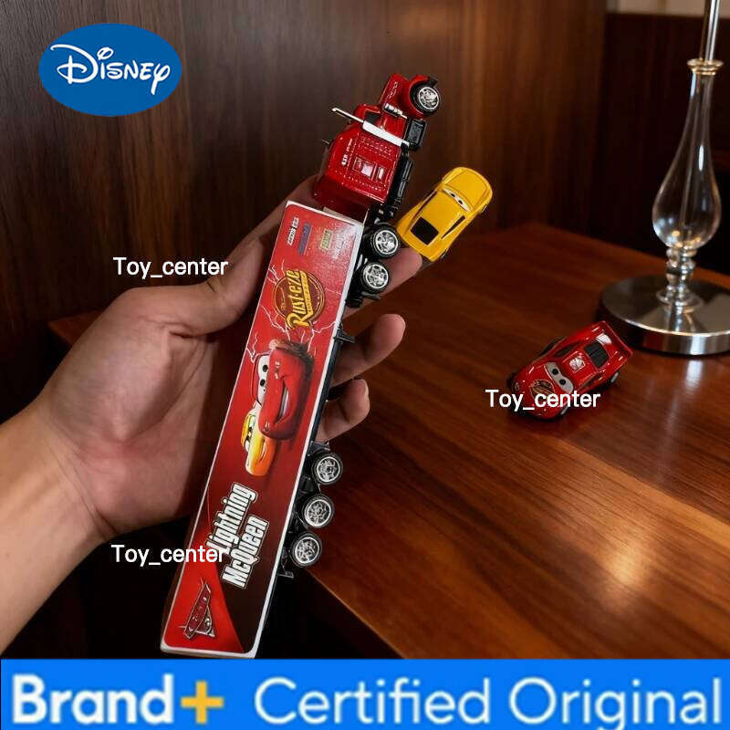 Disney 12Pcs Pixar Cars Gift Box Metal Diecast lightning McQueen Car Model Toy Jackson Uncle Truck Boy Birthday Toys H2601131