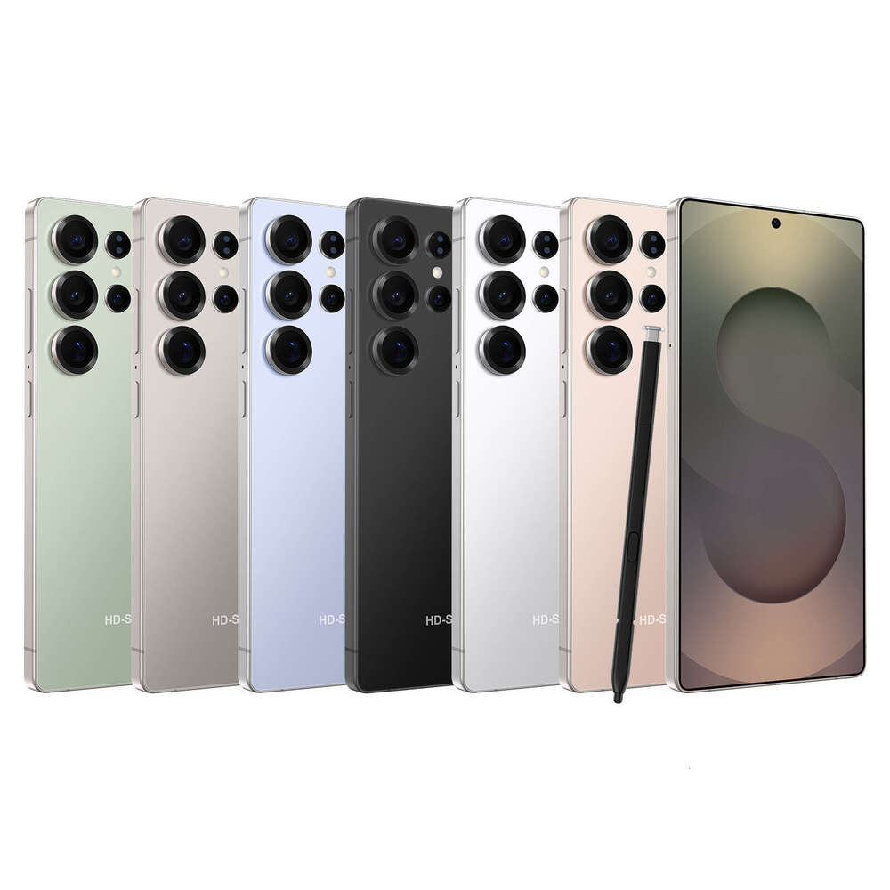 Famous brand cross-border new product S25 Ultra built-in pen Android phone 7.3-inch all-in-one machine 16+1T perforated screen in stock CKS