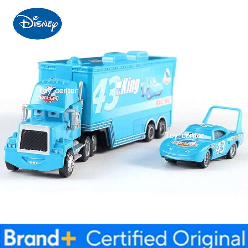 Disney Pixar 2 3 Toy Set Lightning Mcqueen Cruz Ramirez Mack Uncle 1/43 Scale Trucks And Cars Model Children's Toys Gift H260113