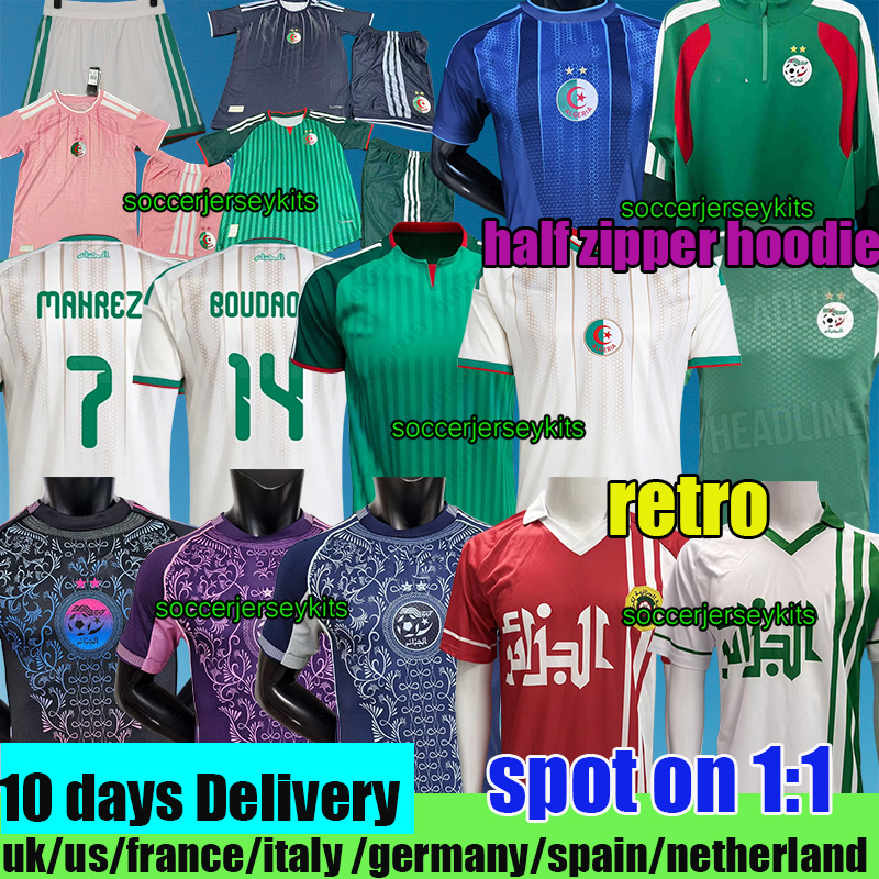 maillot algerie 2026 BENRAHMA Algerie Soccer Jerseys 2026 MAHREZ BENNACER GOUIRI Algeria football shirt AMOURA kits men kids sets maillot de foot 2026 2027
