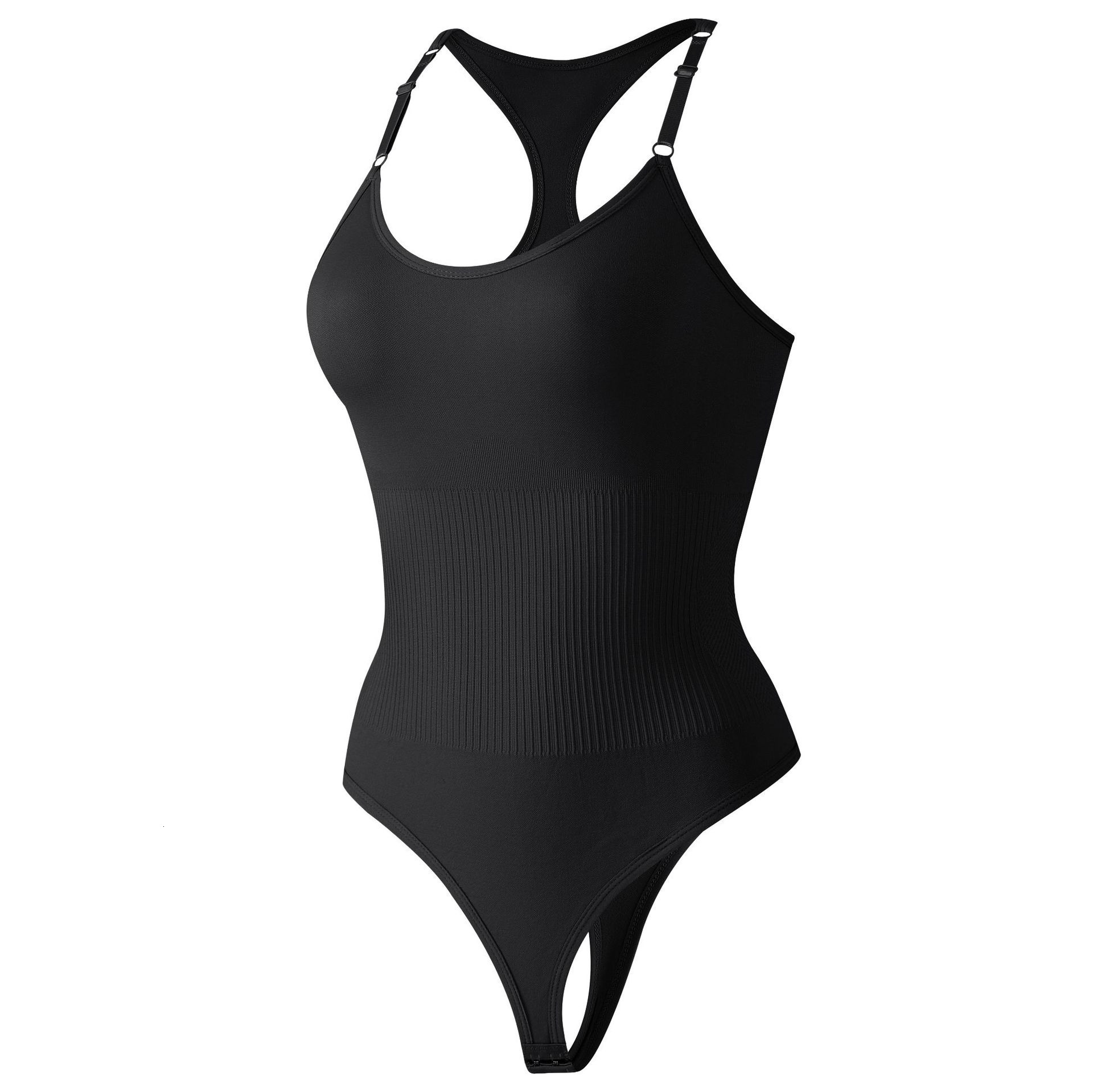 Sculpting Bodysuit Seamless Shapewear Fashion Exquisite Sculpting Bodysuit Body Shaping Vest Back Strap Thong Hook One-Piece Postpartum Waist Trainer 