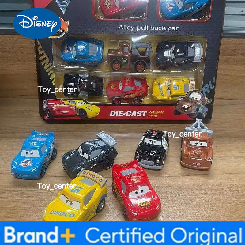 Disney Pixar 3 Alloy Diecast Model Set 6-8pcs Pullback Cars including Lightning McQueen Jackson Storm Toy Gift for Children H260113