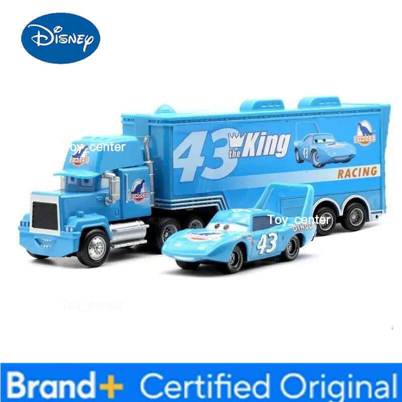 Disney IN STOCK! Pixar Cars And Truck Set Lightning Mcqueen Uncle Mike The King Cruz Model Trucks Car Christmas Gift for Kids H260113