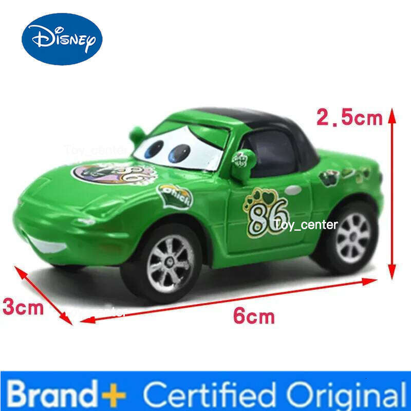 Disney Pixar McQueen Chick Hicks Fans Series Metal Diecast Model Cars Kids Toy Christmas gift H260113