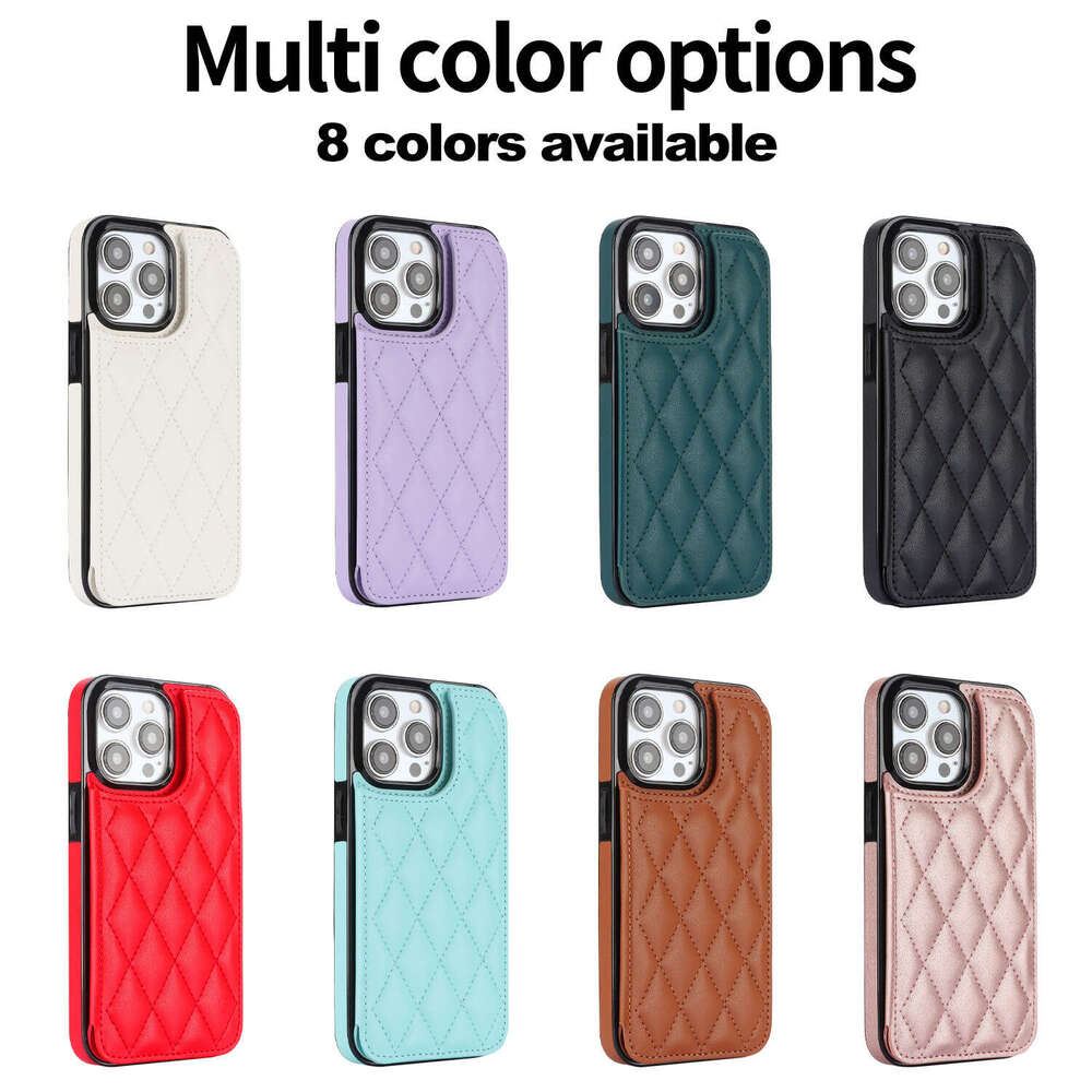 iPhone case Phone case for iPhone Suitable for iPhone 17 Max Chanel Style Multi-Functional Card Holder 15 Pro Double Buckle Phone Case 16 Creative - view 6