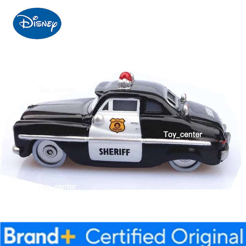 Disney Pixar Cars 2 Metal Alloy Sheriff Model Boy Toy Lightning Mcqueen Toys Car Best Kids Birthday Christmas Gift H260113