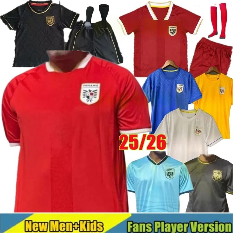 3XL 4XL 24 25 26 panama Soccer Jerseys home red away black 2025 national team football shirts 2025 2026 FAJARDO TEJADA DAVIS BLACKMAN ANDERSON MILLER LUIS RODRIGUEZ