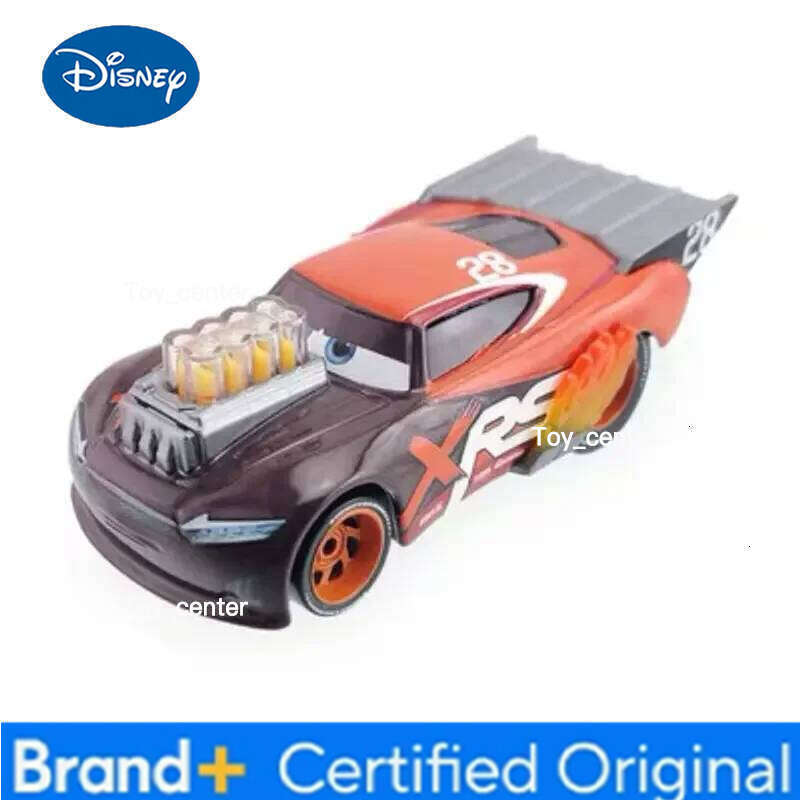 Disney Pixar Cars Lightning McQueen Flame Cruz XSR No. 42 Sarge alloy die-casting car model Toys children's gift H260113