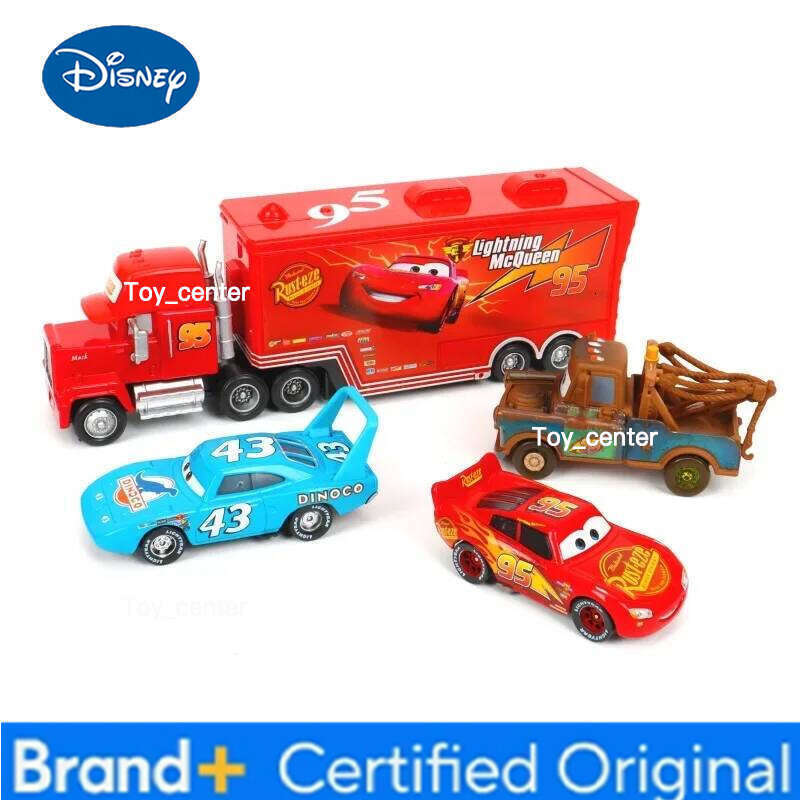 Disney 8/13/15Pcs Pixar Cars Gift Box Metal Diecast lightning McQueen Car Model Toy Jackson Uncle Truck Boy Birthday Toys H260113