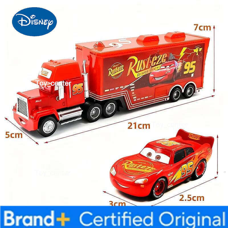 Disney 12Pcs Pixar Cars Gift Box Metal Diecast lightning McQueen Car Model Toy Jackson Uncle Truck Boy Birthday Toys H260113