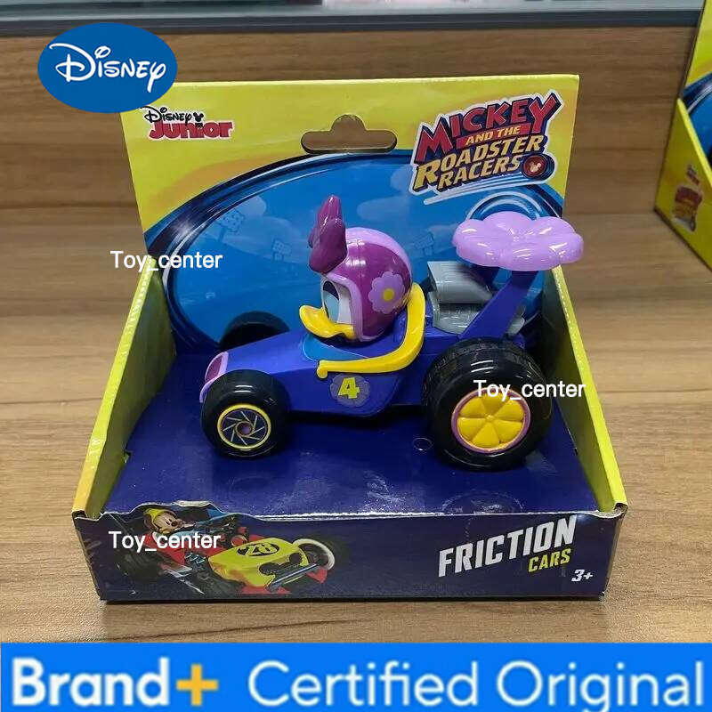 Disney Mickey Mouse Pull Back Toy Donald Daisy Duck Cartoon Figure Model Inertial Pull-Back Sports Car Kids Xmas Gifts H2601131