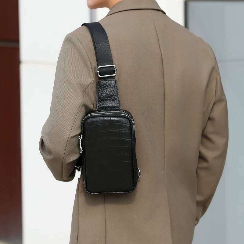 Head Layer Cowhide Genuine Leather Men S Shoulder Crossbody Chest Bolso Hombre Sacoche Homme For Men Sling Bag High Quality Luxury Bag