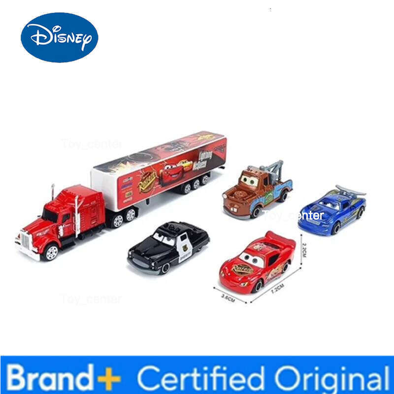 Disney 5pcs/Set Pixar 3 Lightning Mcqueen Uncle Truck Jackson Storm 1:55 Diecast PVC Car Model Toys For Kids Xmas Gift H260113