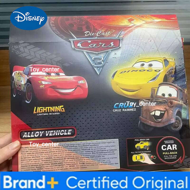 Disney Pixar 3 Alloy Diecast Model Set 6-8pcs Pullback Cars including Lightning McQueen Jackson Storm Toy Gift for Children H260113