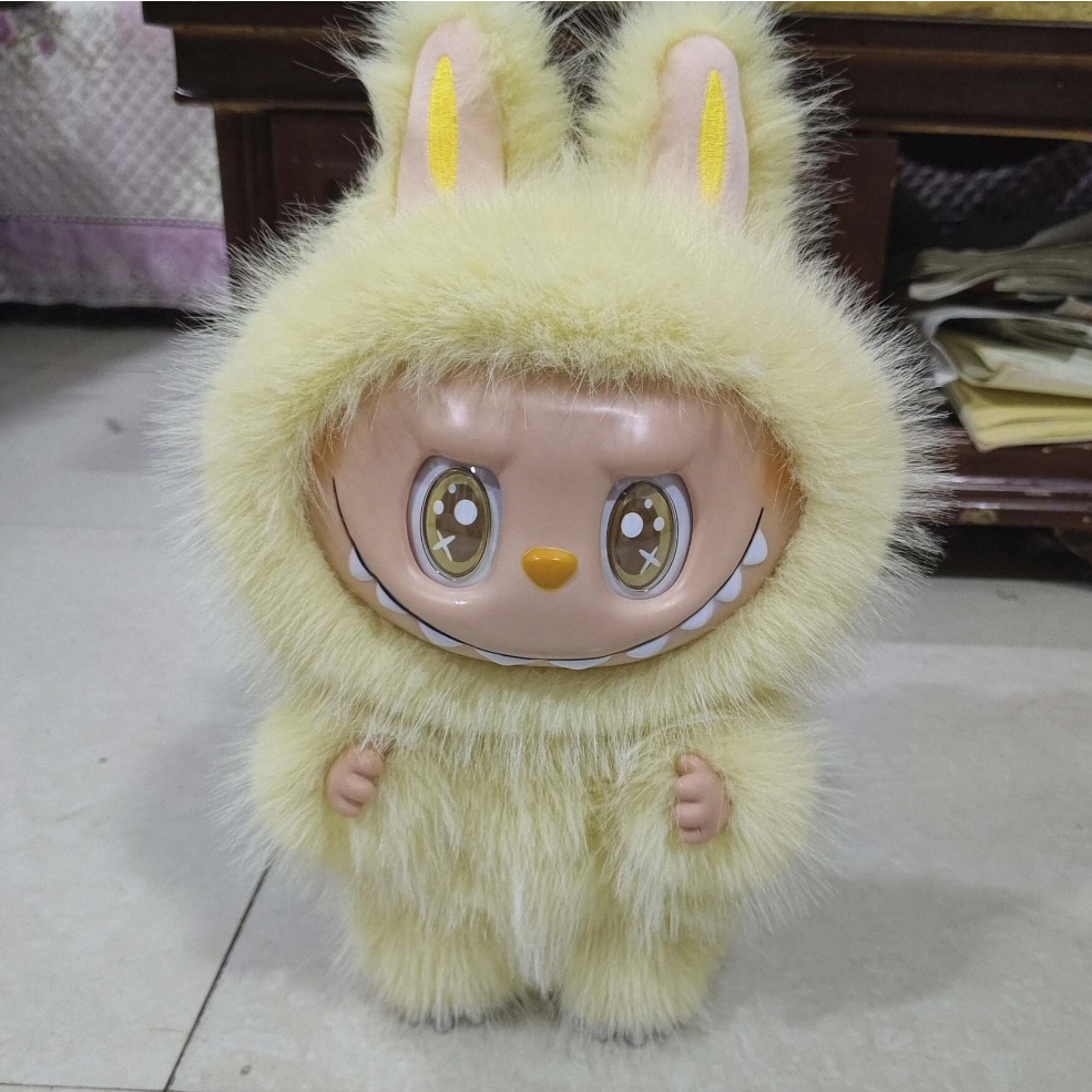 38cm Monsters Long-eared Custom Version Vinyl Plush Doll Blind Box Collectible Toy Figure Statue Home Decor QIAOWANTONG