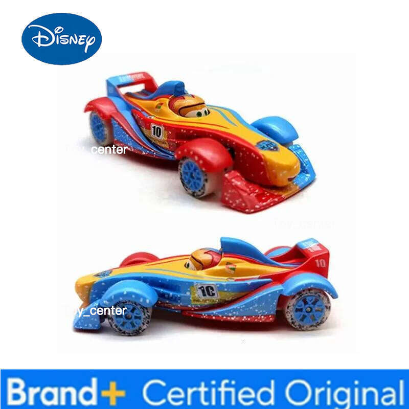 Disney 1:55 Pixar Snowflake Edition Longge rally Holley alloy die-casting Cars Model kids toys christmas gift H260113