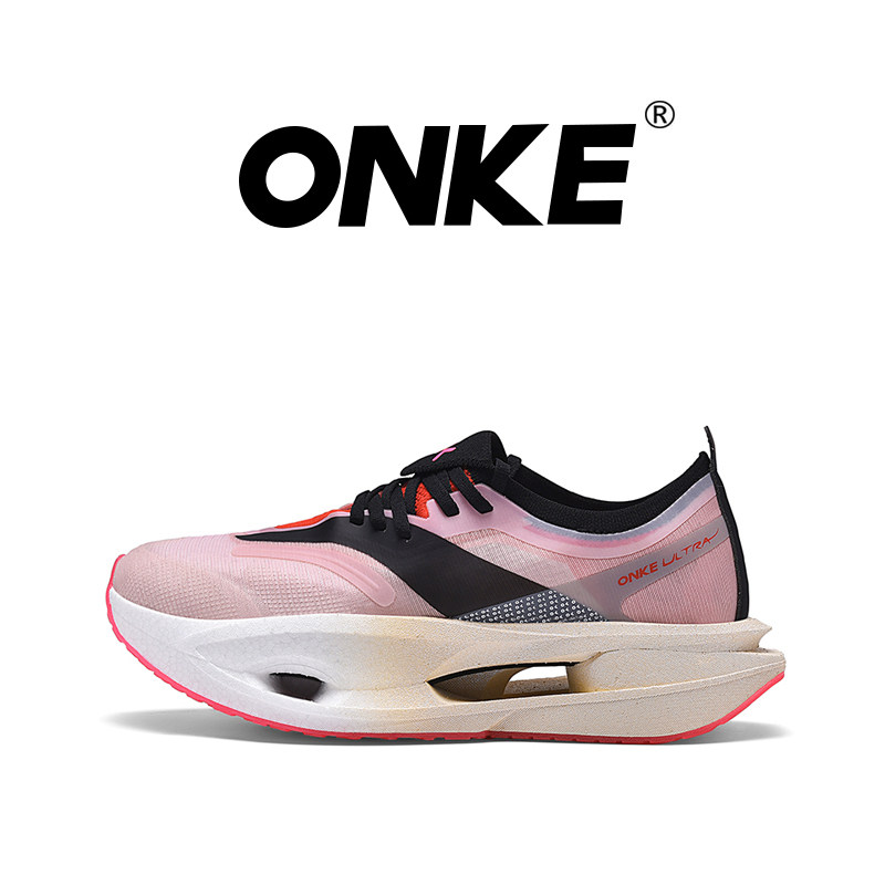 ONKE Carbon Plate Running Shoes for Men and Women Marathon Sneakers Anti slip Wear resistant Rebound Sports Shoes