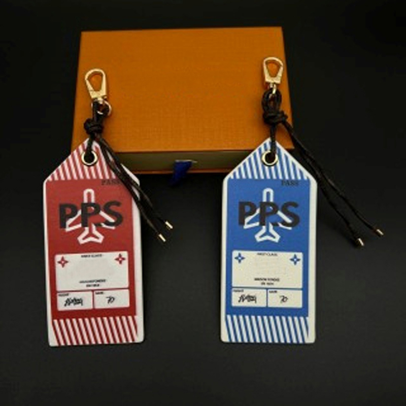 Designer Boarding Pass Keychain Pendant Bag Charms Classic Letter Charm Keychain Unisex Keychain Accessory Christmas Gift Good Quality