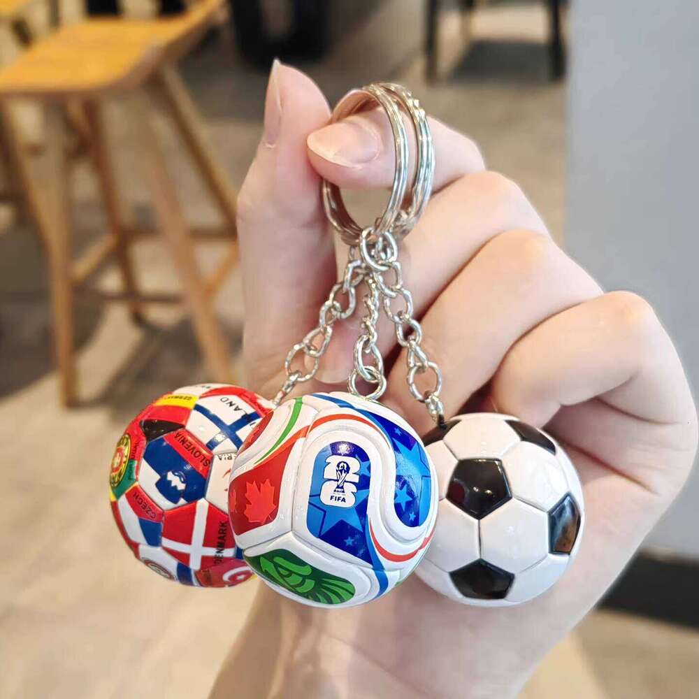 Football Pendant Keychain USA Canada Mexico 2026 World Cup Bag Accessories Men Women Souvenirs Fans Gifts dh912686698-JY