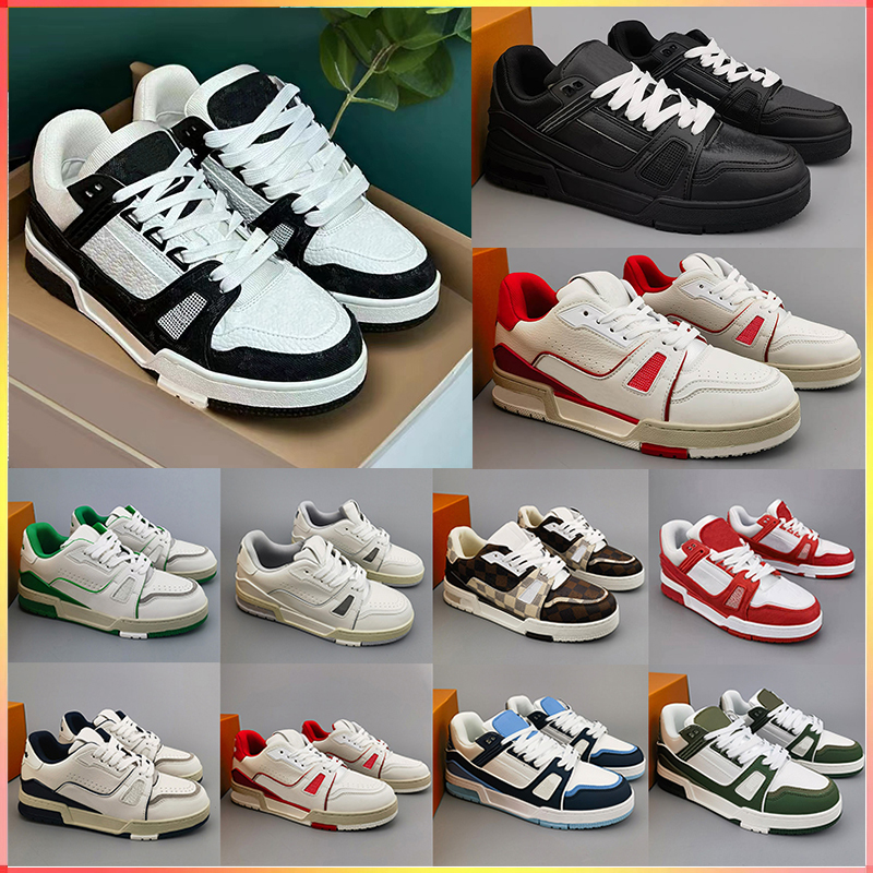 Designer sneaker Casual shoes for mens foam trainer Outdoor trainers shoe high quality Platform Shoes Calfskin Leather Abloh Overlays 36-45