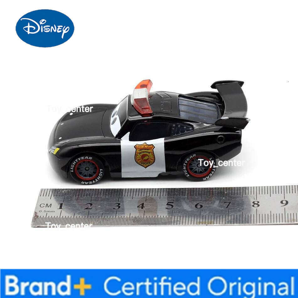 Disney Pixar Cars Anime Figures The King Sheriff Lightning McQueen Sally Chick Hicks Racing Metal Model Car Gift Children's Toys H260113
