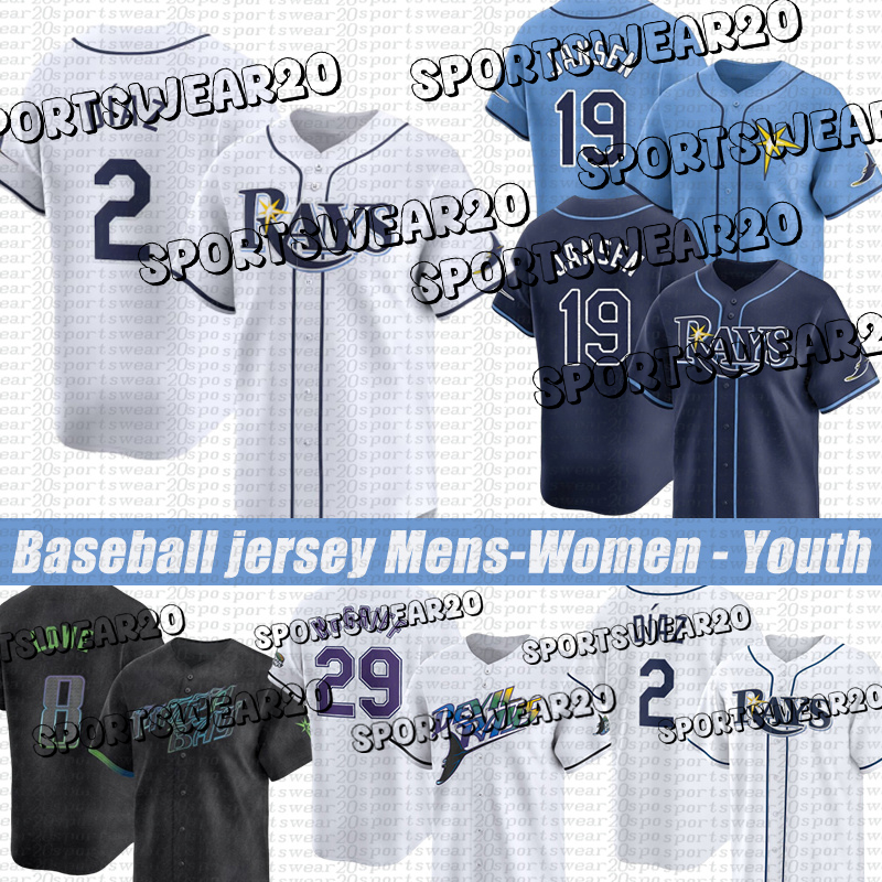 tampa bays Jerseys rays jersey Randy 56 Arozarena 2 Yandy Diaz Brandon Lowe Taj Bradley Josh Lowe Christopher Morel Jonathan Aranda Ben Rortvedt Baseball Jerseys