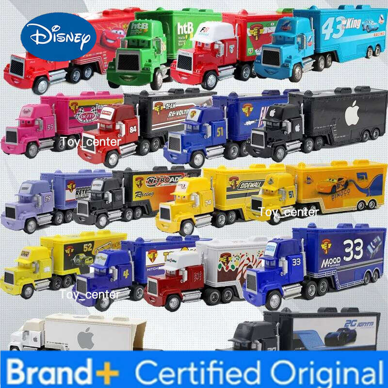 Disney Pixar 2 3 Uncle McQueen Container Car Metal Jackson Storm Hicks Cruz Ramirez Collection model toys for children gifts H260113