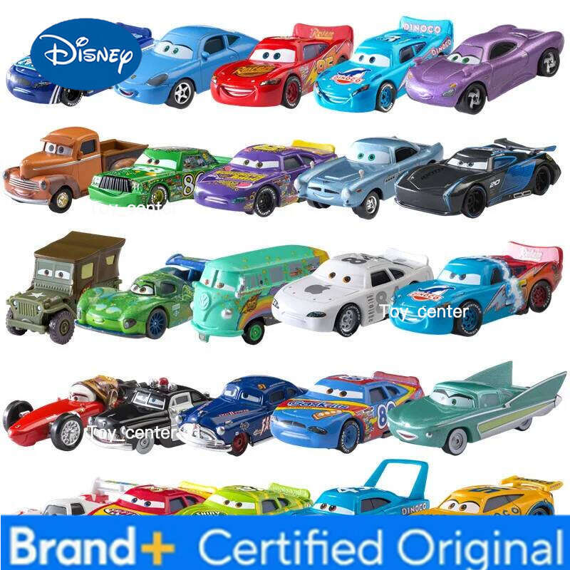 Disney Pixar Cars Toys racing Lightning McQueen Jackson Storm The King Mater 1:55 Diecast Metal Alloy Model Car Kid Gift H260113