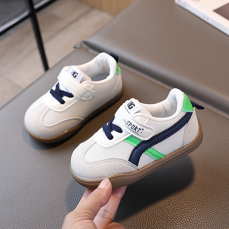 free shipping spring and autumn new baby boys mesh breathable sneakers girls anti slip casual trend running shoes toddler outdoor flat shoes sizes2230