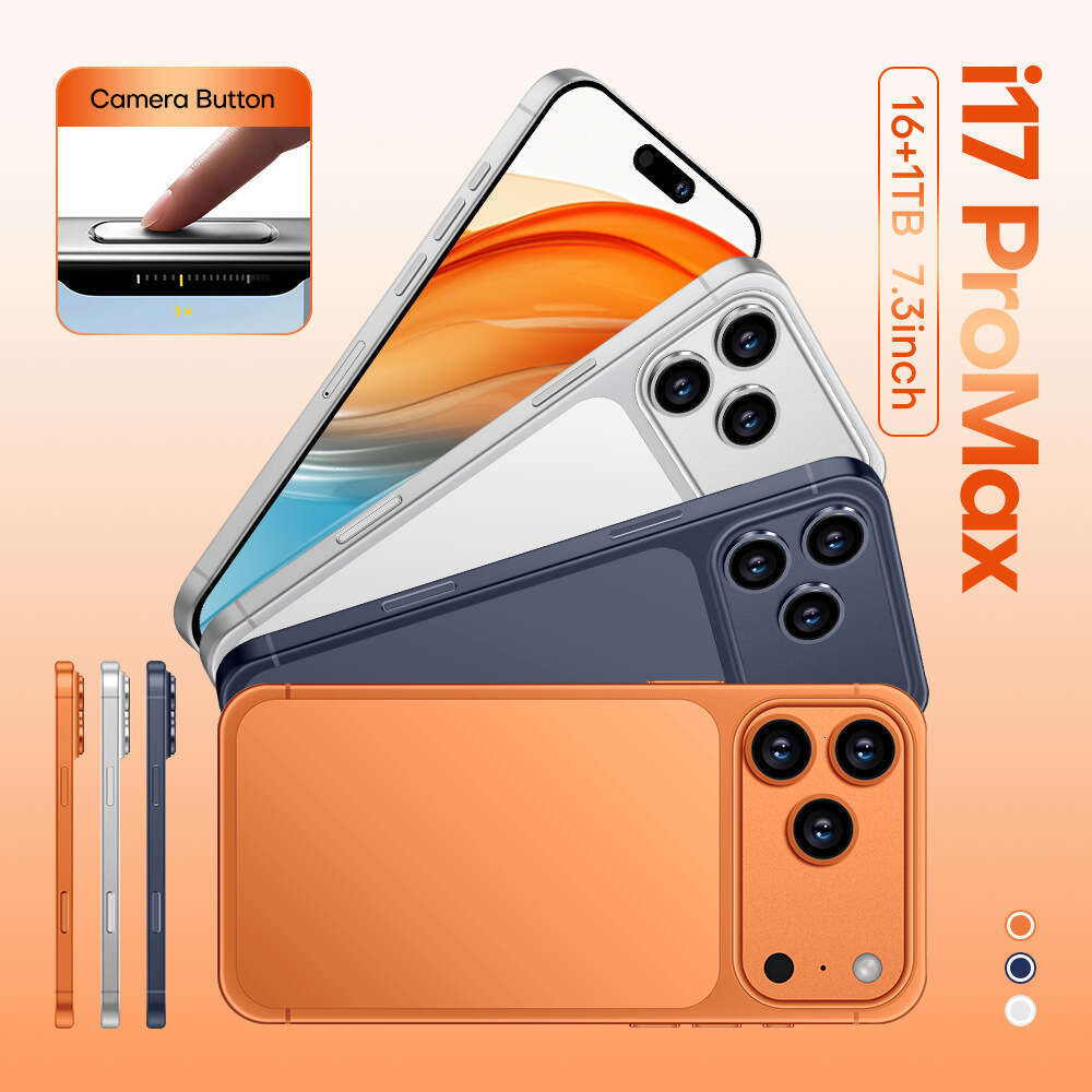 Famous brand cross-border new product i17 ProMax Android smartphone 7.3-inch 16+1T phone source factory CKS