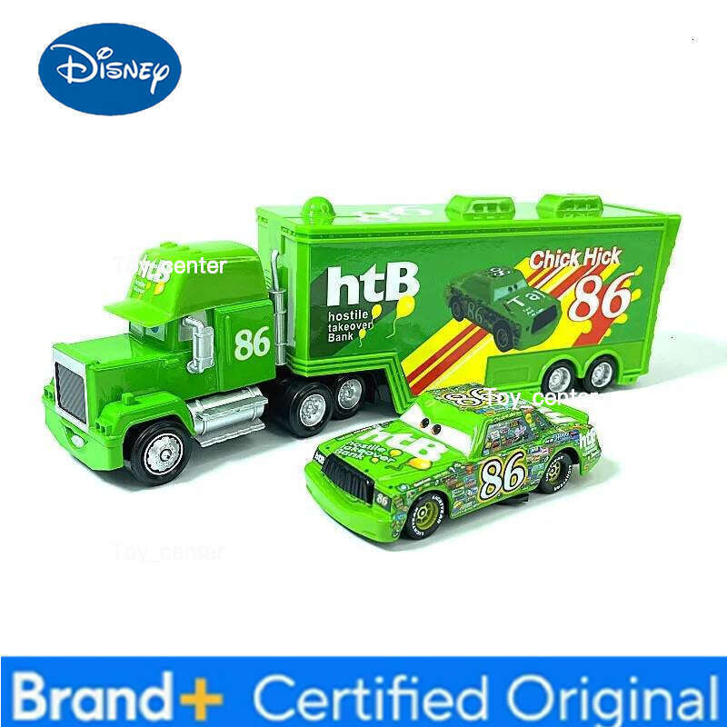 Disney Pixar Cars And Toy Set The King Cruz Lightning Mcqueen Mike Uncle 1/43 Diecast Model Trucks Toys Gift For Kids H260113