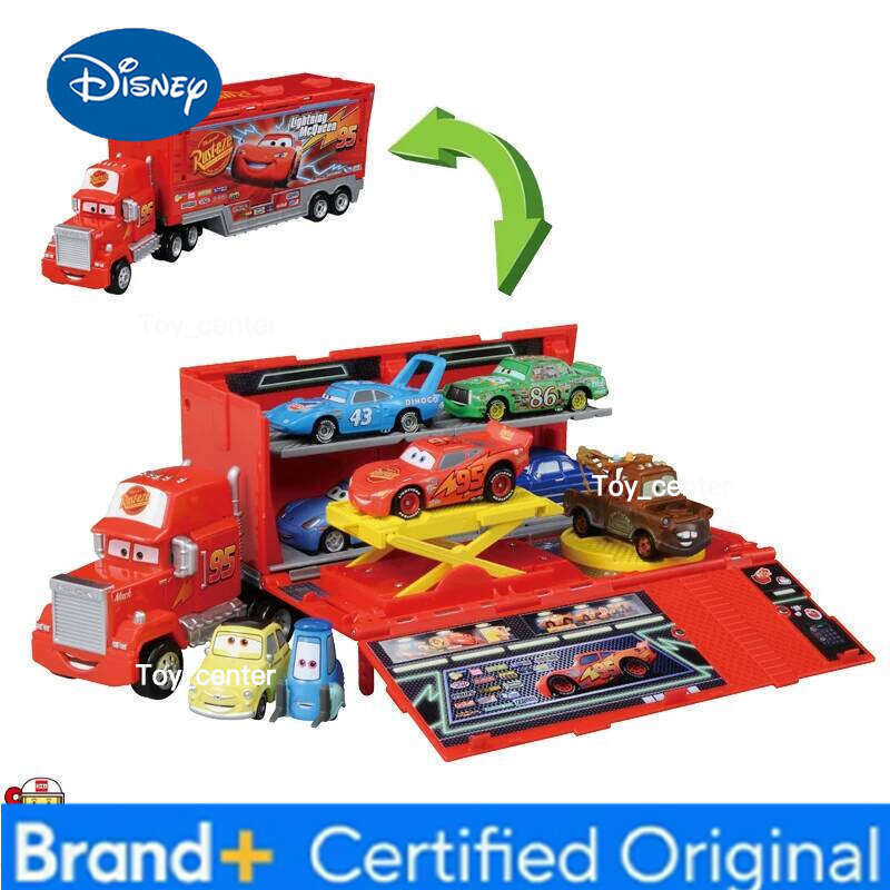 Disney Takara Tomy Tomica Cars Transformation Loading Transporter Miniature Die-cast Alloy Car Model Children Toy Christmas Gift H260113