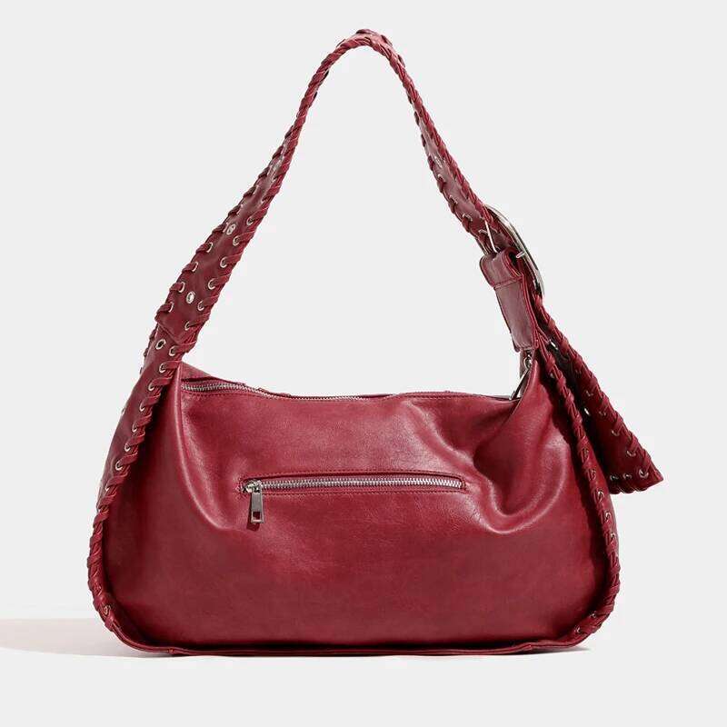 Vintage Weave Underarm Bags For Women Luxury Handbag Purse New In Large Capacity Wide Shoulder Straps Crossbody Kl928