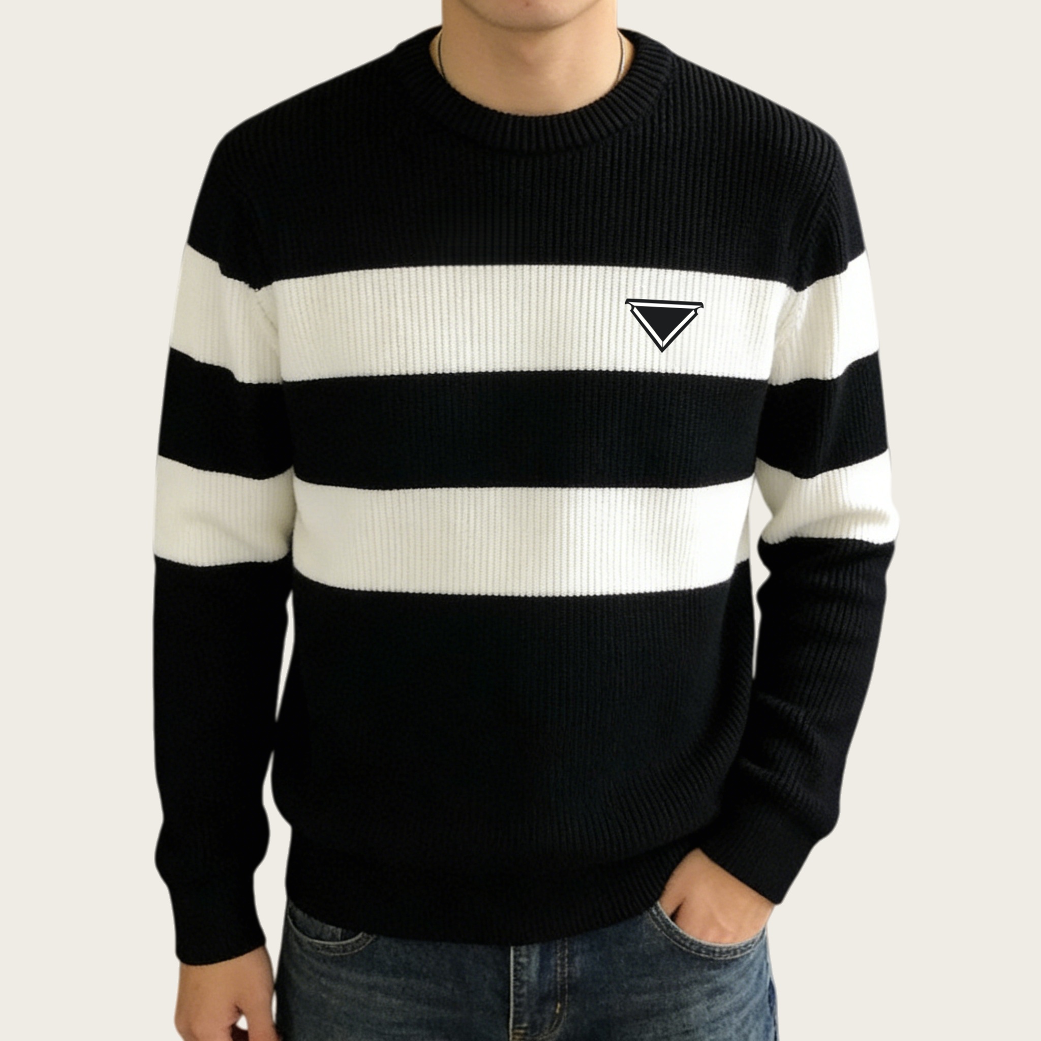 Designer Sweater Mens striped Sweater Man Sweaters Long Sleeves Knitted Jumper Fashion Casual Sweatshirts High Quality Clothes