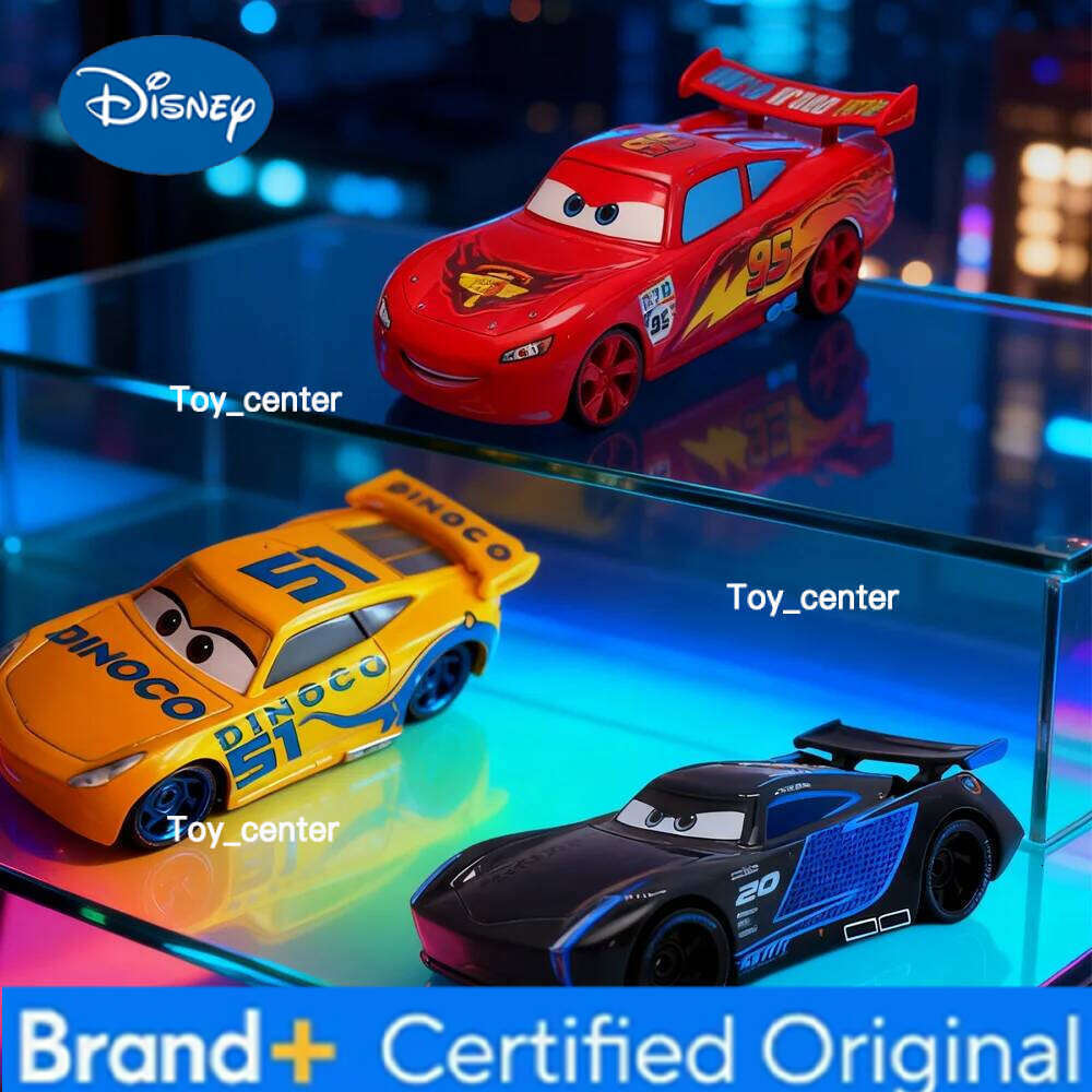 Disney Pixar Cars Lightning McQueen Jackson Storm Chick Hicks Mack Truck Collection Die Metal Model kids toy Christmas Gift H260113