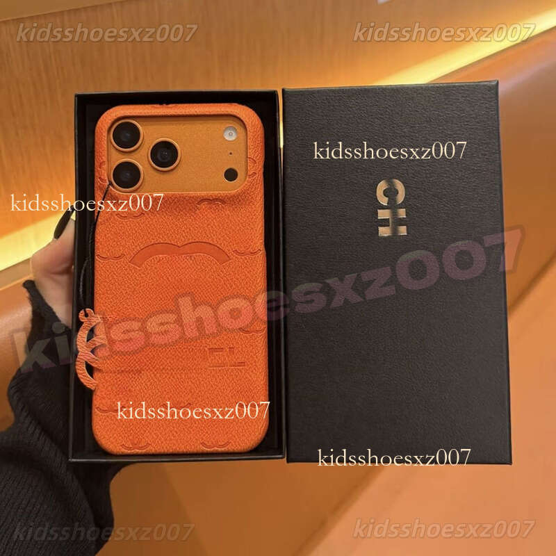C Phone Case Designer Channels Suitable For Apple Iphone17 Pro Max Iphone17 Pro 17 16 15 14 Iphone Case New Women Luxury Phone Case Leather Embossed Couples