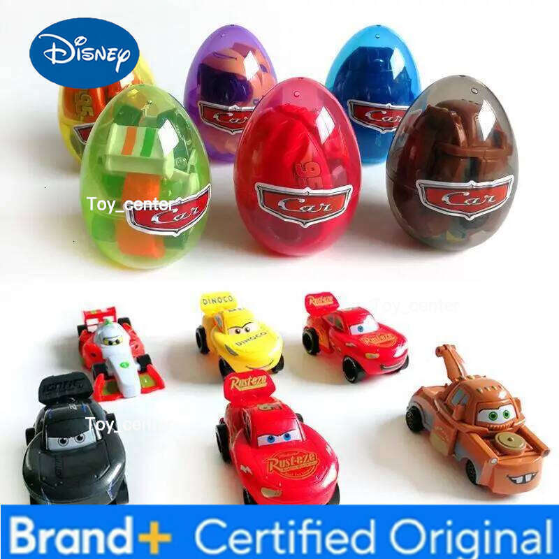 Disney Pixar Anime Figures PVC McQueen Cruz Ramirez Model Racing Cars Funny Deformed Egg Toys For Kids Boy Gift H260113
